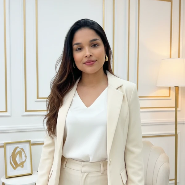 “Mulher segurando cesta de compras com legumes frescos em mercado.